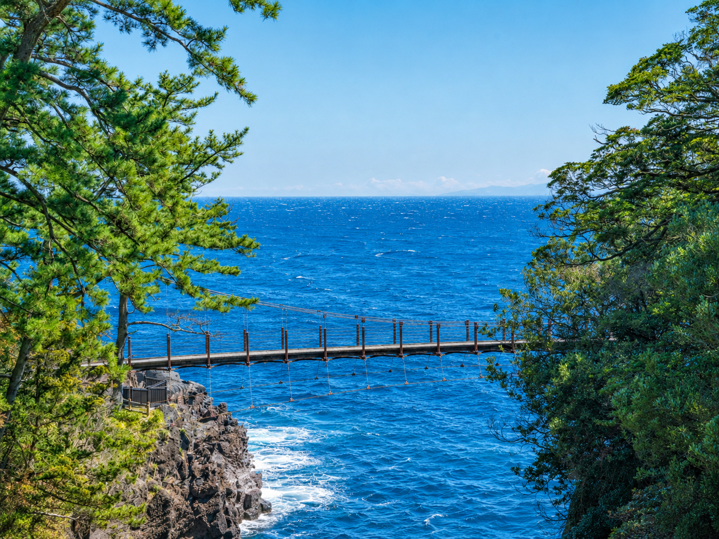 城崎海岸門脇吊橋